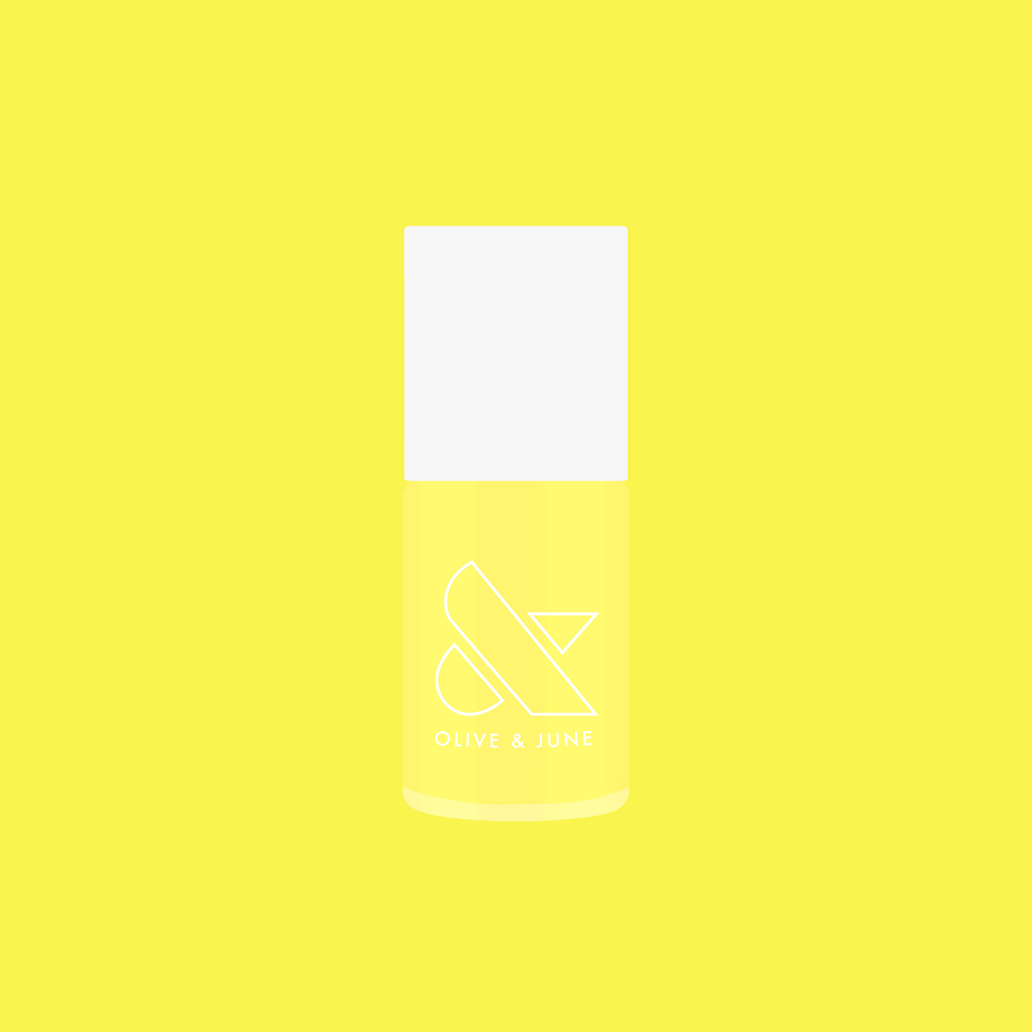 Game Set Mani nail polish bottle in bright neon yellow for quick-dry and long-lasting at-home manicure looks