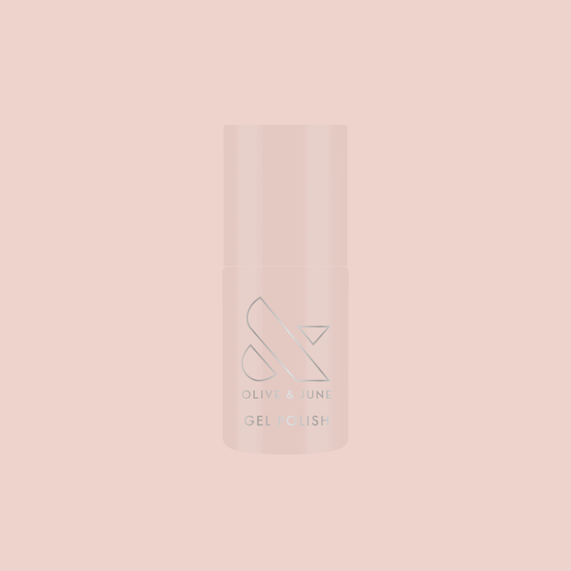 GH - Gel bottle shown in soft opaque baby pink shade for a glowing, versatile at-home gel manicure look
