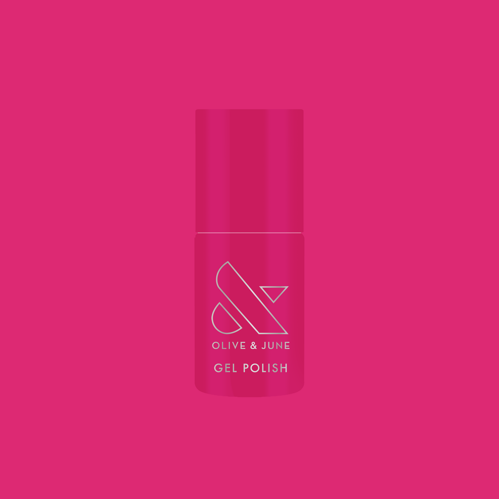 Small bottle of Wild Orchid - Gel nail polish in rich magenta purple for bold and long-lasting mani looks at home