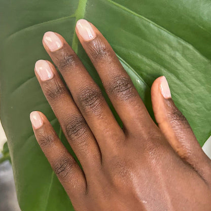 CCT - Gel on natural nails with a sheer pink tone for a gentle, effortless manicure by Olive and June