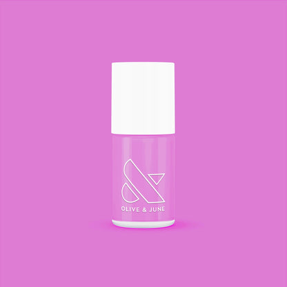 Bottle of Jam, Please nail polish in glowing soft magenta shade for vibrant, long-lasting manicure by Olive and June
