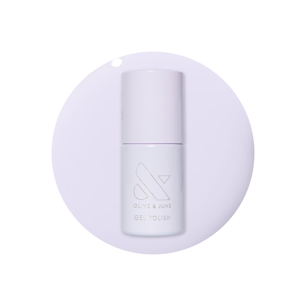 TT - Gel bottle in a soft almost-pastel lavender shade with grey undertones for a subtle, long-lasting mani by Olive and June