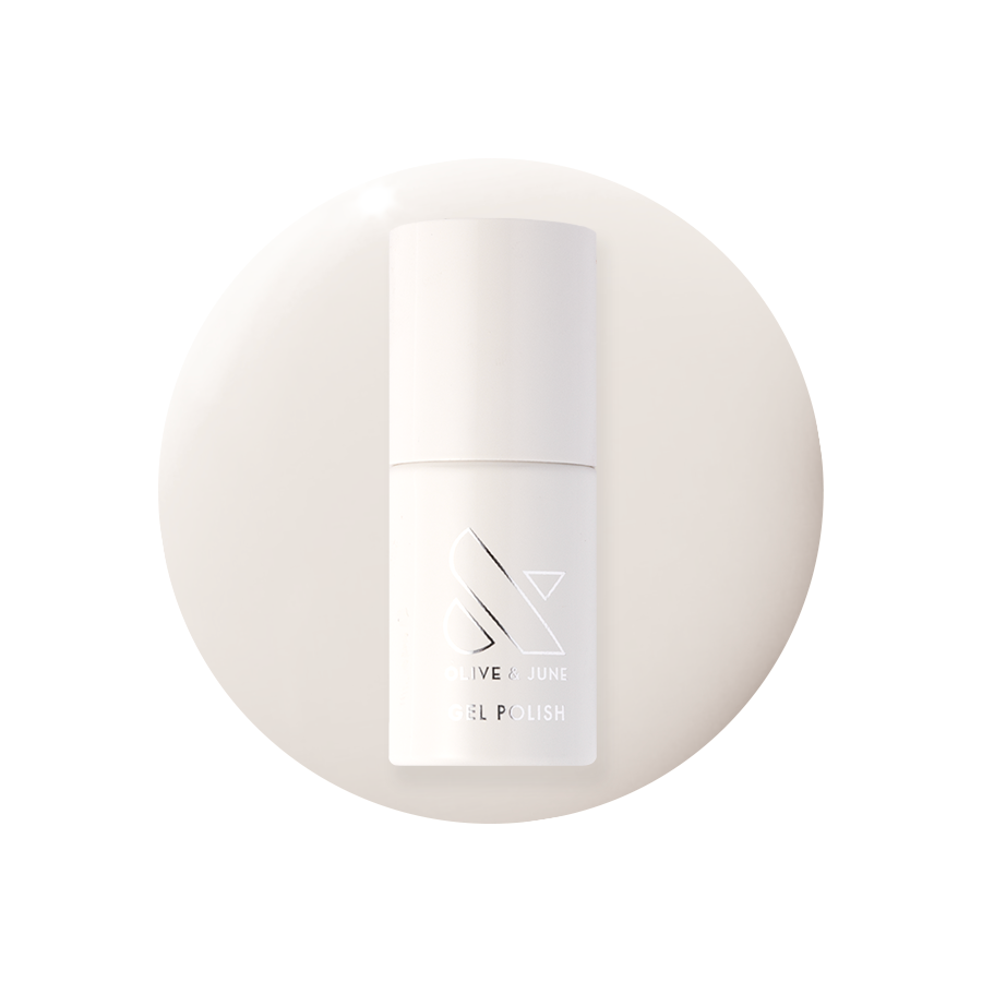 Icing is the Best Part - Gel polish bottle in a sweet milky white sheer shade for a smooth long-lasting manicure by Olive and June