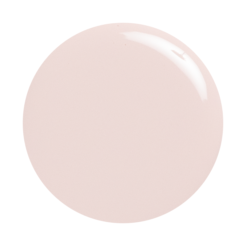 Brave Blush soft pastel pink gel polish with a glossy, smooth finish for long-lasting at-home mani and pedicure by Olive and June