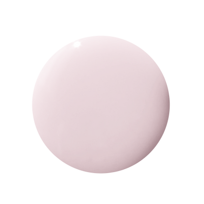 Swatch of Gelato gel polish in a soft, sweet baby pink shade for an easy at home manicure or quick dry mani.