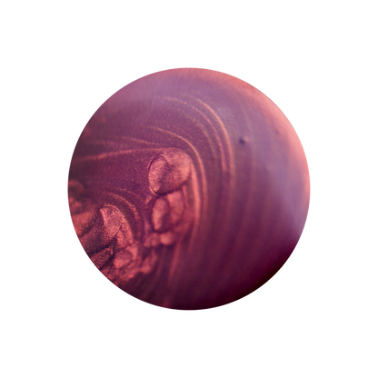 Close-up of Mermaid Hair nail polish texture showing iridescent pink, purple, and gold shimmer for manicure and gel polish use